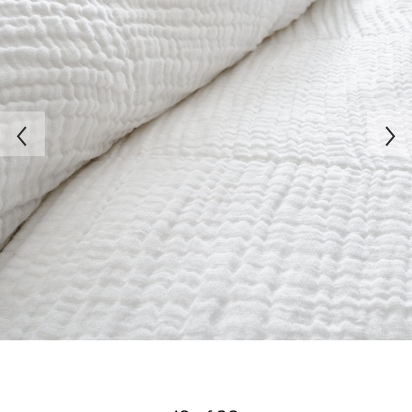 Pottery Barn White Cloud Cotton Duvet and Shams - Picture 2 of 5